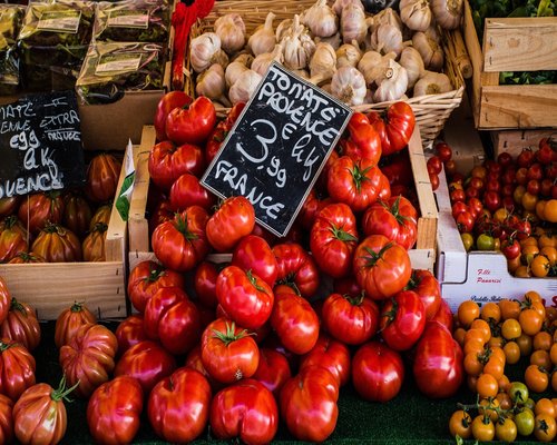 Fresh colorful vegetables from Colombian local markets